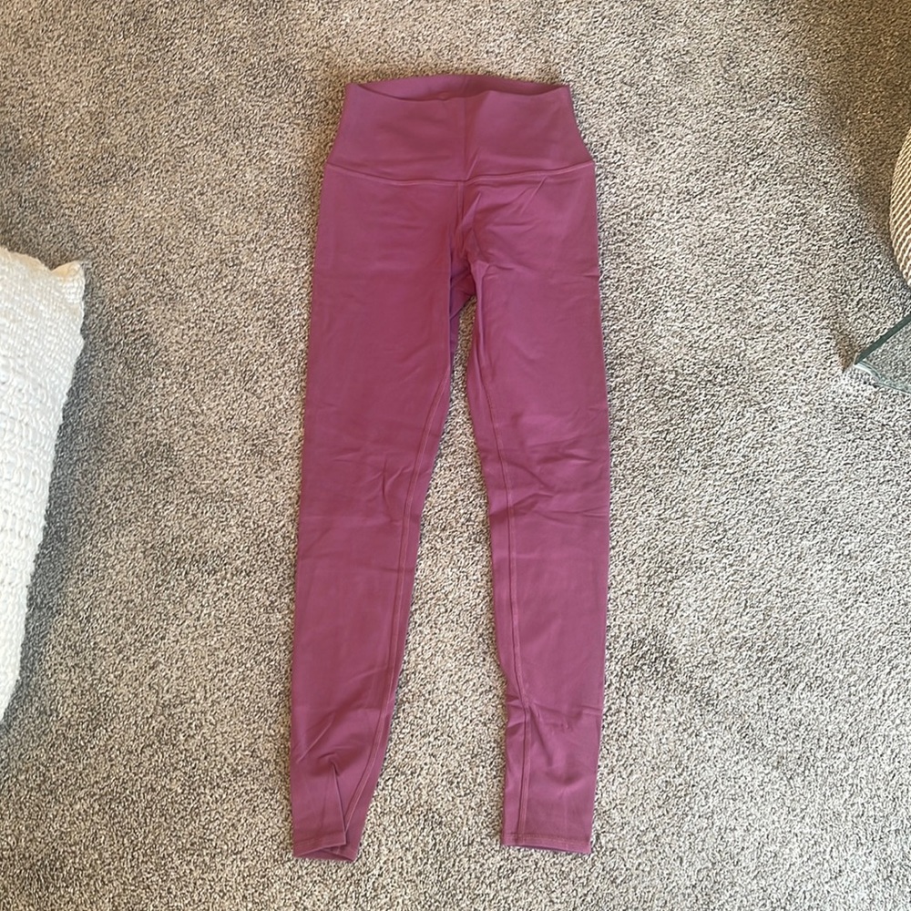 Alo airbrush raspberry legging, size S